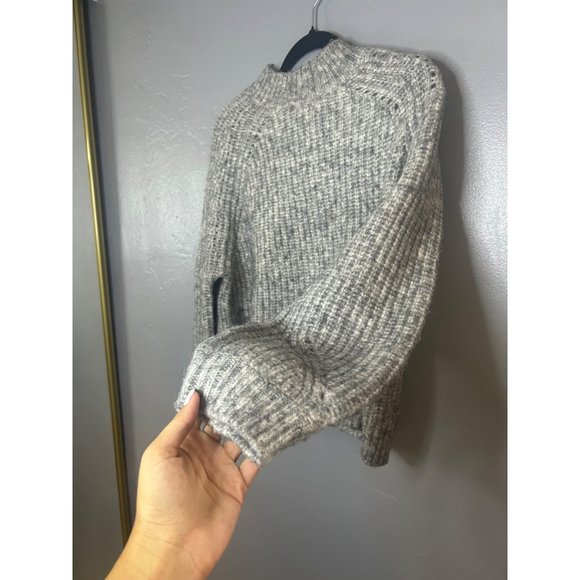 Mango Grey Sweater Ribbed size s - Picture 6 of 7